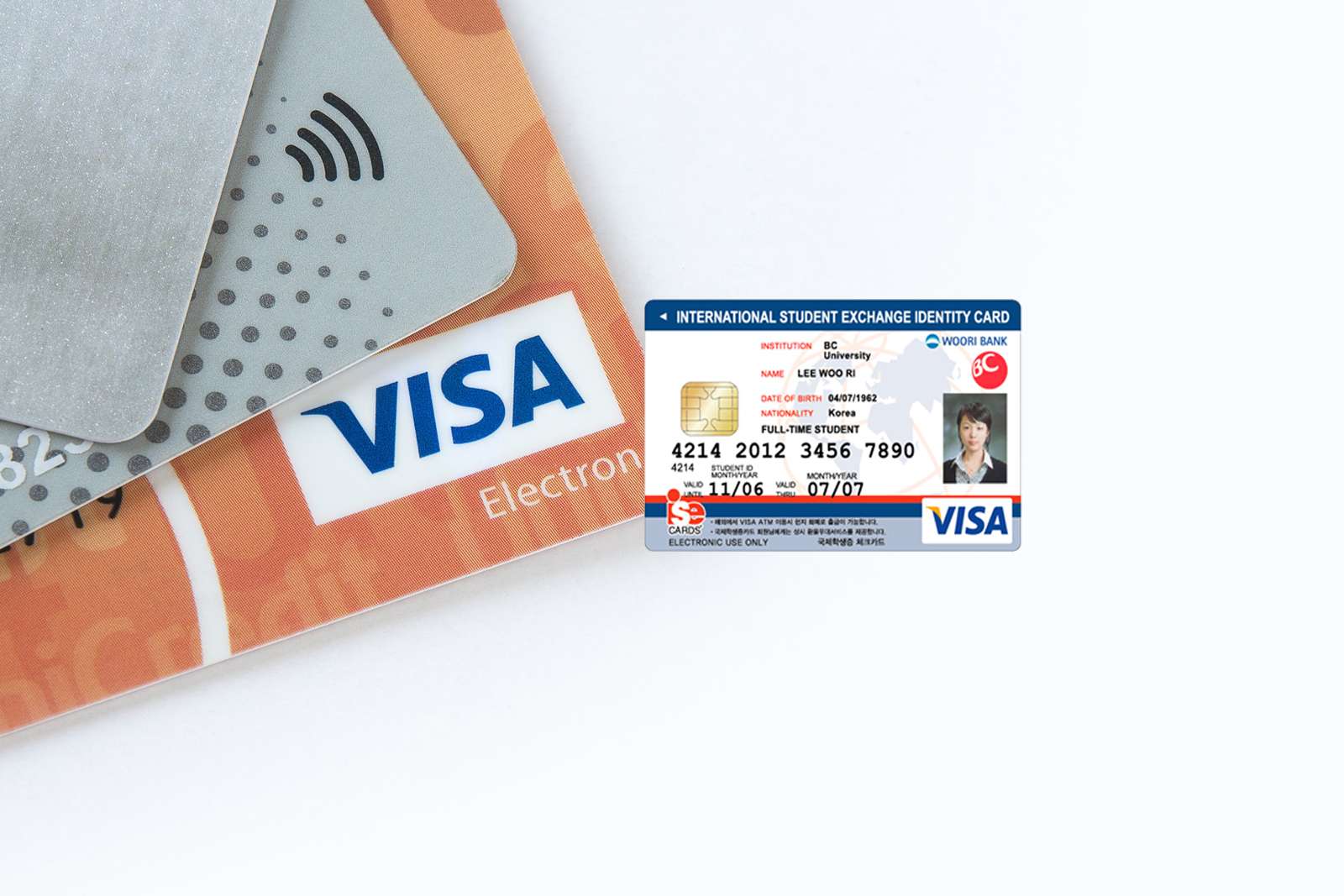 국제학생증 체크카드 대면 발급 - 국제학생증